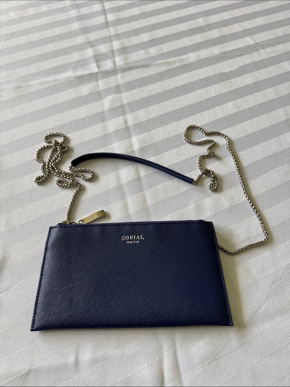 Sorial New York Navy Crossbody Clutch